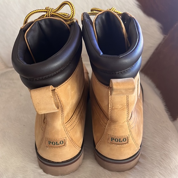 Ralph Lauren Polo Whitwood duck suede hiking boots size 8.5 D, style Whitwood - Picture 14 of 15